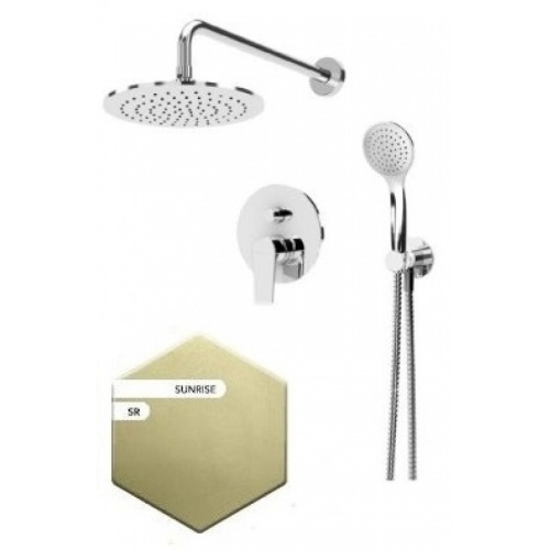 картинка Душевая система Cezares Nautic NAUTIC-DSIP-SR золото от магазина Сантехстрой