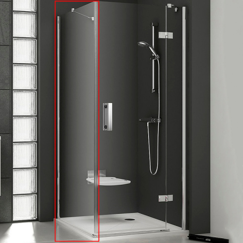 картинка Душевая стенка Ravak SmartLine SMPS-80 R 9SP40A00Z1 профиль Хром стекло Transparent от магазина Сантехстрой