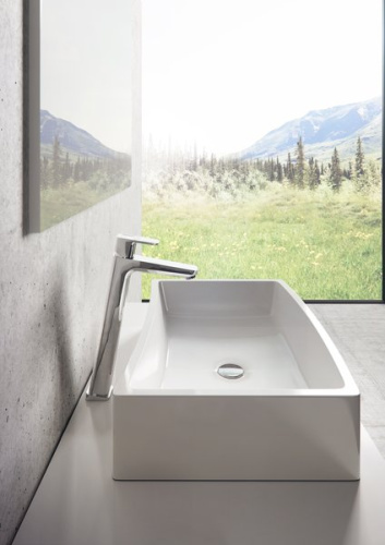 фотография смеситель для раковины ravak 10° td 015.00, однорычажный, хром (x070091)