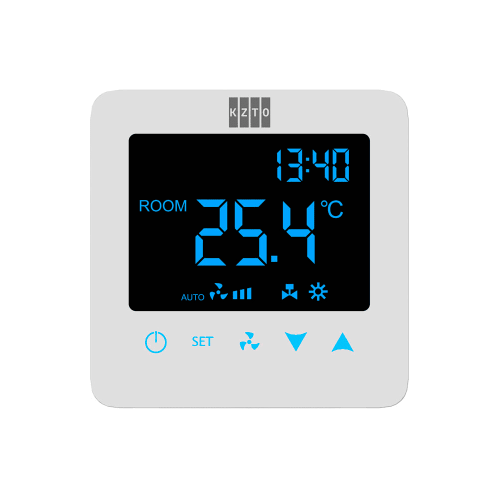 картинка Настенный терморегулятор KЗTO VT601 белый от магазина Сантехстрой