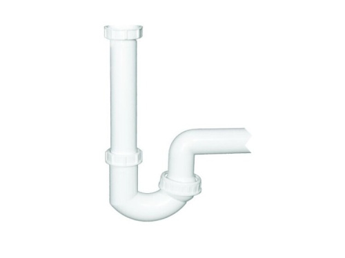 картинка Сифон, HL, для мойки, DN50, трубный, материал-полипропилен, цвет-белый от магазина Сантехстрой
