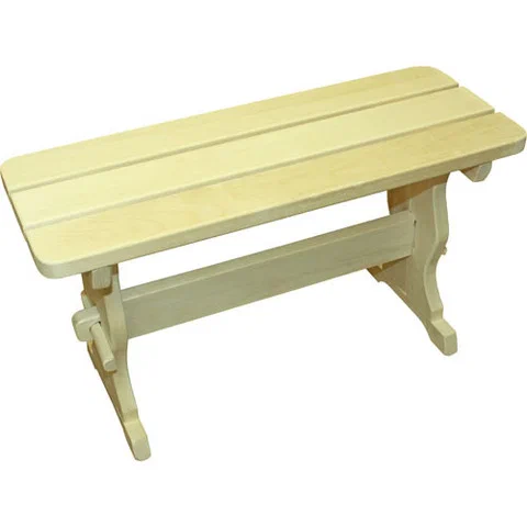 картинка Скамья 900х300х440мм (осина) от магазина Сантехстрой