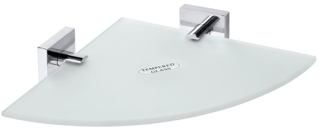 картинка Полка угловая 23,5х23,5 см Bemeta Beta 132102012 от магазина Сантехстрой