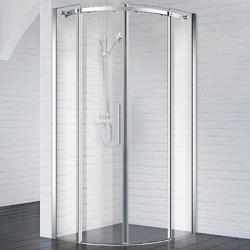 картинка Душевой уголок BelBagno Acqua 100x100 ACQUA-R-2-100-C-Cr профиль Хром стекло прозрачное от магазина Сантехстрой