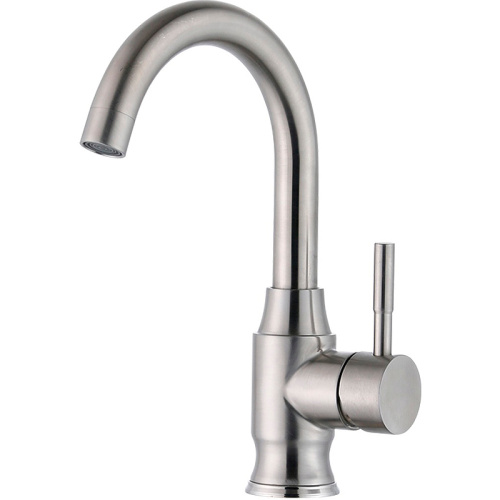картинка смеситель для кухни zorg steel hammer sh 6166 inox нержавеющая сталь