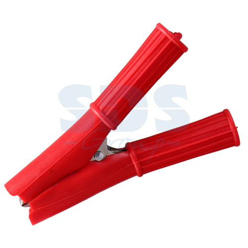 картинка Зажим «крокодил» 30 А 75 мм в изоляторе REXANT от магазина Сантехстрой