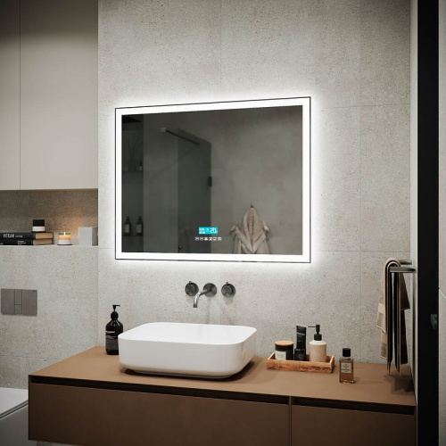 картинка Зеркало Sancos City 2.0 90 CI2.900 с подсветкой с сенсорным выключателем от магазина Сантехстрой