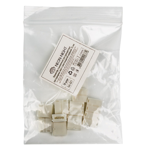 картинка Коннектор стыковочный для одноцветных светодиодных лент с влагозащитой шириной 10 мм LAMPER от магазина Сантехстрой