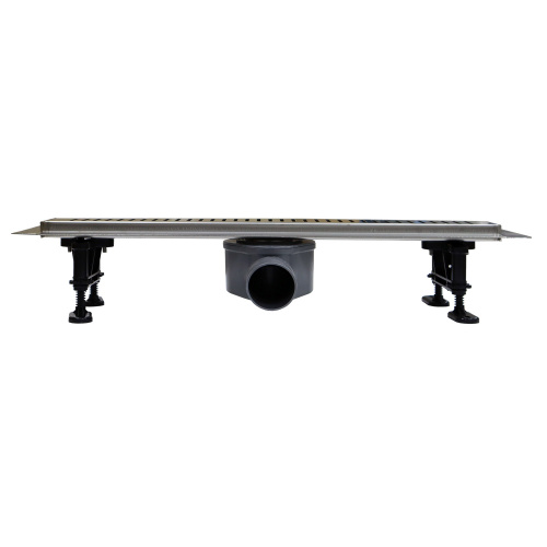 картинка Душевой лоток AZARIO STICK 600 мм, боковой слив D50, нержавеющая сталь, перфорированная решетка (AZPP01-60 Stick) от магазина Сантехстрой