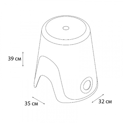 картинка Корзина для белья Fixsen Wendy FX-7073-02 Белая от магазина Сантехстрой
