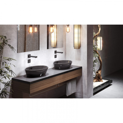 картинка Смеситель Timo для раковины встроенный, сенсорный черный Selene (2073/03SM) от магазина Сантехстрой