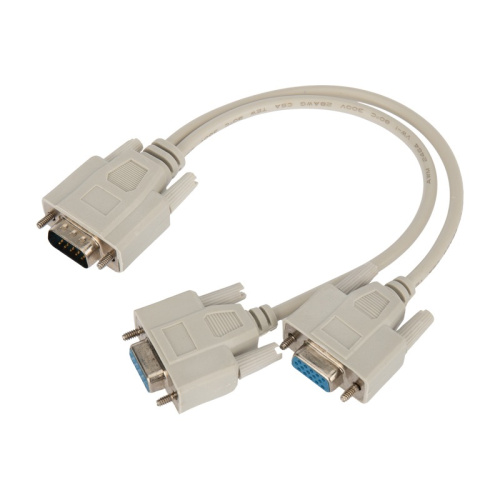 картинка Переходник штекер VGA - 2 гнезда VGA,  провод REXANT от магазина Сантехстрой