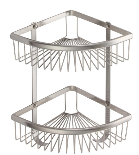 картинка Полка решетка угловая двойная Savol S-L5854-2 от магазина Сантехстрой