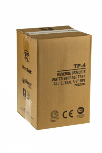 картинка Накопительный бак TP-4 1 gal (4 л) TankPac metal  1/4'' NPT (кран в комплекте) от магазина Сантехстрой