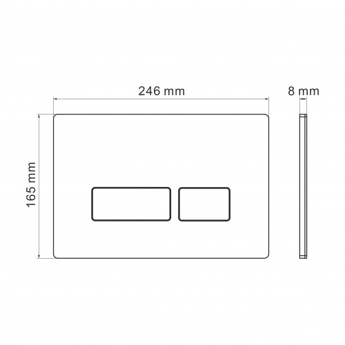 картинка Комплект 3 в 1: Grossman инсталляция 900.K31.01.000+клавиша 700.K31.03.100.100 хром глянцевый+унитаз GR-4478BMS, 3 места от магазина Сантехстрой