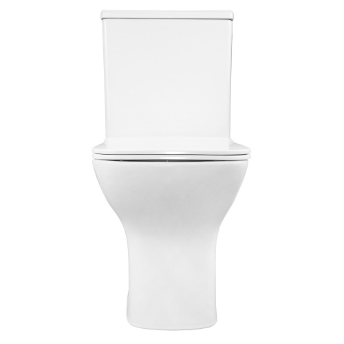 картинка Унитаз-компакт Azario Fresco 360х620х800 напольный, безободковый, с быстросъемным сиденьем микролифт (AZ-8302) от магазина Сантехстрой