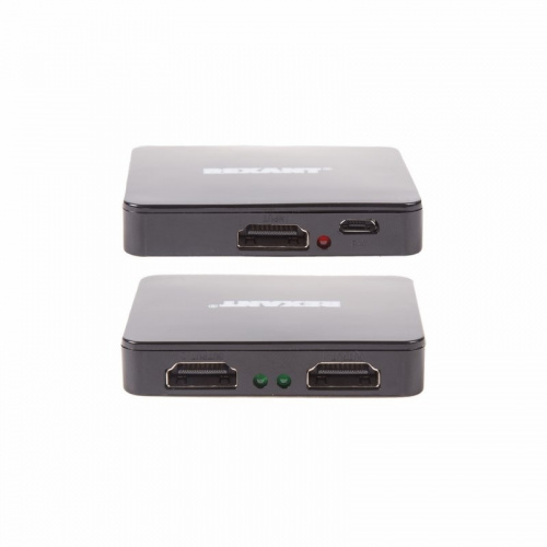 картинка Делитель гнездо HDMI на 2 гнезда HDMI,  пластик REXANT от магазина Сантехстрой