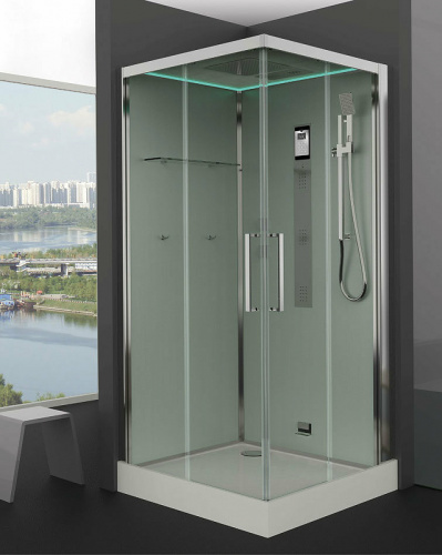 картинка Душевая кабина Timo Premium NURA 100*100*220  (H-516) от магазина Сантехстрой