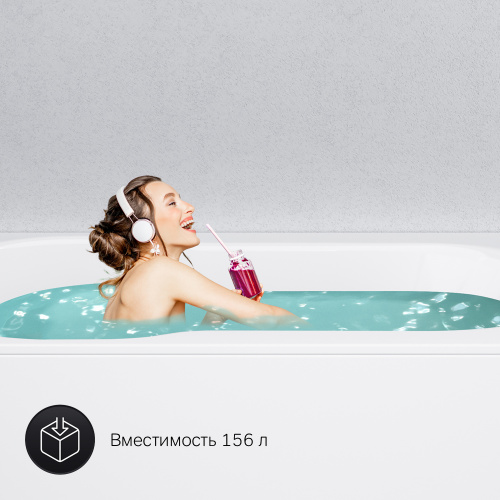 картинка W88A-150-070W-A X-Joy, ванна акриловая A0 150x70 см, шт от магазина Сантехстрой