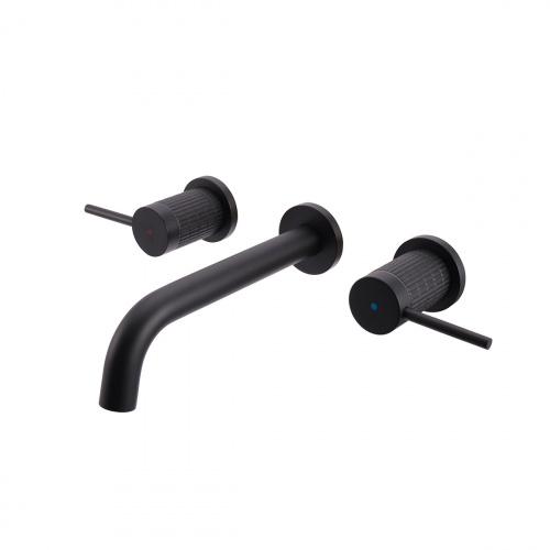 картинка Смеситель для раковины Groove VBFW-4G1MB встраиваемый, черный от магазина Сантехстрой