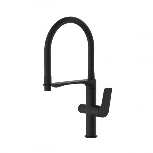 картинка Смеситель для кухни Haiba с подключением фильтра воды, черный (HB76816-7) от магазина Сантехстрой