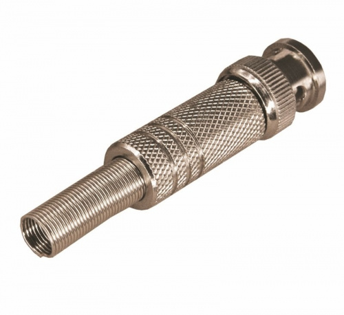 картинка Разъем BNC штекер под винт с пружиной металл REXANT от магазина Сантехстрой