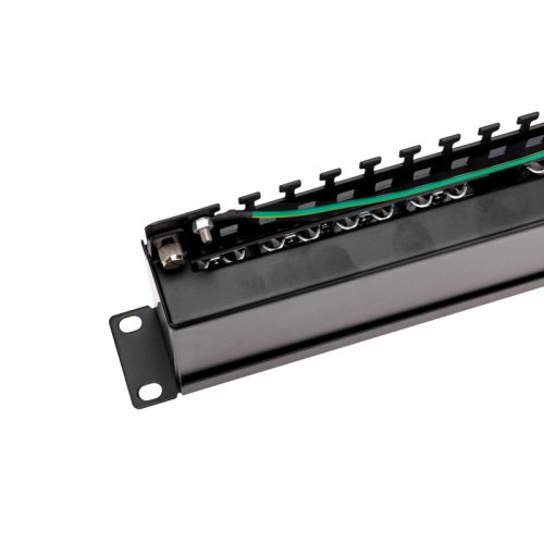 картинка Панель коммутационная 19",  1U,  24 порта, STP,  RJ-45, CAT 5e REXANT PRO от магазина Сантехстрой
