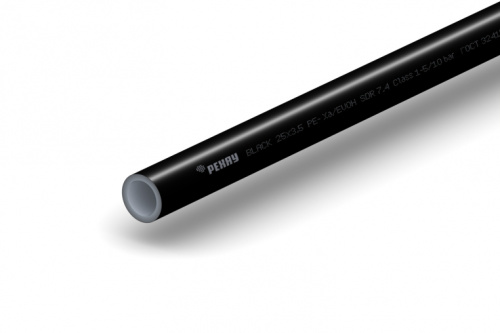 картинка Труба отопительная REHAU RAUTITAN black, D25 x S3.5, бухта 100 метров от магазина Сантехстрой