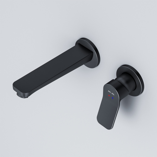 картинка F85A72622 X-Joy, смеситель д/умывальника, монтируемый в стену, чёрный, шт. от магазина Сантехстрой