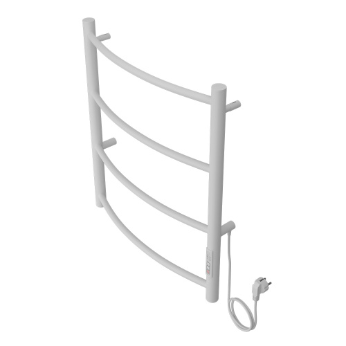 картинка Полотенцесушитель электрический AZARIO VERONA 500/600 4 секции, диммер справа, белый (AZ04856W) от магазина Сантехстрой