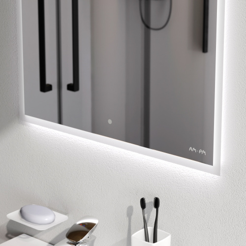 картинка M71AMOX0601SA Spirit V2.0, Зеркало с LED-подсветкой и системой антизапотевания, ИК-сенсор, 60 см от магазина Сантехстрой