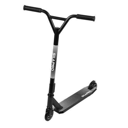 картинка SILAPRO Самокат разборный 64х48х82см, 2х колесный (PU, 100мм, ABEC-7) алюмин/металл, до 100кг от магазина Сантехстрой