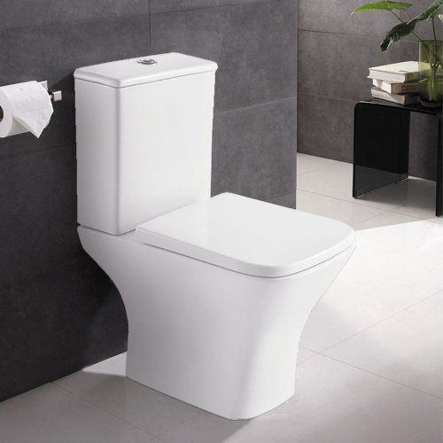 картинка Унитаз-компакт Azario Nigel 365х615х795 напольный, безободковый, слив "Tornado", быстросъемное сиденье микролифт (AZ-55T) от магазина Сантехстрой