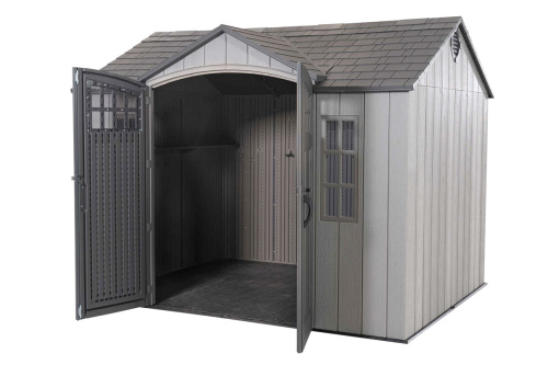 картинка Lifetime, США Сарай пластиковый Woodlook 10*8 от магазина Сантехстрой