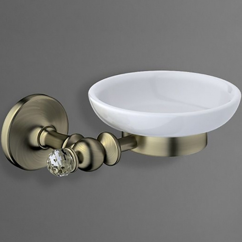 картинка Мыльница Art&Max Antic Crystal AM-E-2699ASJ-Br Бронза от магазина Сантехстрой