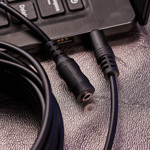 картинка Шнур Стерео 3,5мм гнездо - Стерео 3,5мм штекер,  5м REXANT от магазина Сантехстрой