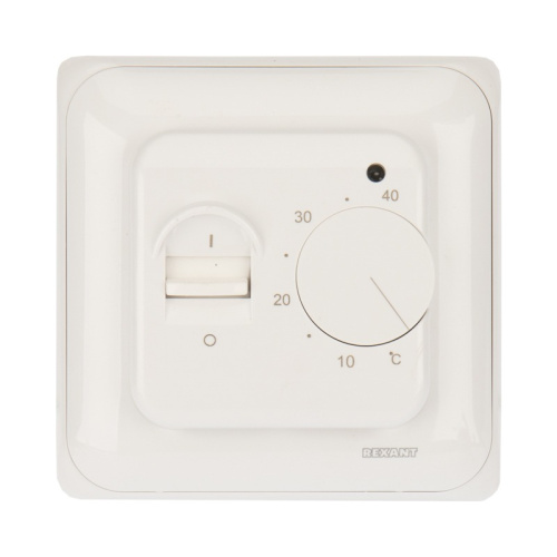 картинка Терморегулятор механический R70XT с датчиком температуры пола и LED-индикатором 16 А/5 Вт REXANT от магазина Сантехстрой