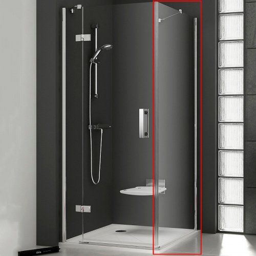 картинка Душевая стенка Ravak SmartLine SMPS-80 L 9SL40A00Z1 профиль Хром стекло Transparent от магазина Сантехстрой