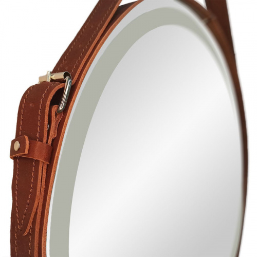 картинка Зеркало 65x65 см Art&Max Milan AM-Mil-650-DS-F-Brown от магазина Сантехстрой