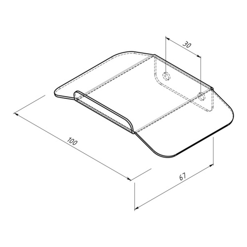 картинка Держатель для наушников,  настенный,  белый REXANT от магазина Сантехстрой