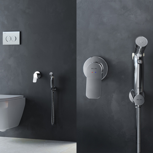 картинка F40H85A00 X-Joy, гигиенический набор для скрытого монтажа со смесителем для душа от магазина Сантехстрой