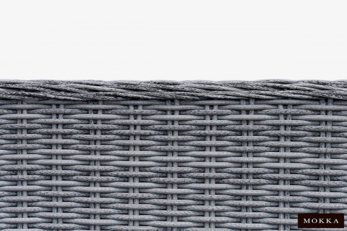 картинка ООО "Дарсена" Комплект плетеной мебели MOKKA RIMINI (стол кофейный, 2 кресла, софа 3 х-местная) от магазина Сантехстрой