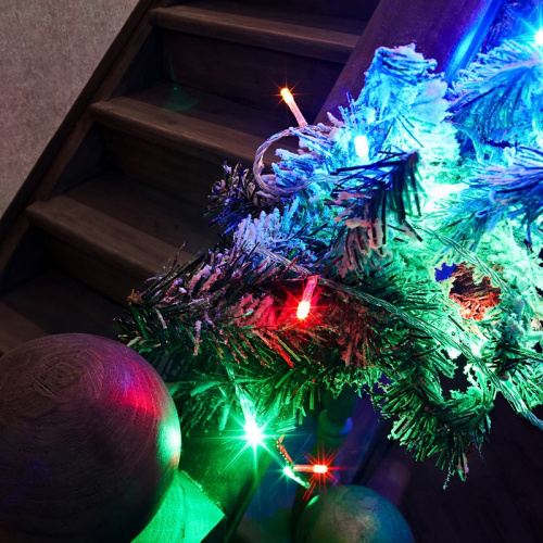 картинка Гирлянда Твинкл-Лайт 20 м,  прозрачный ПВХ,  160 LED,  цвет мультиколор от магазина Сантехстрой