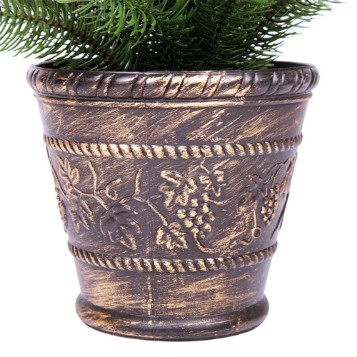 картинка Елочка 45см в пластиковом горшке,  Литая от магазина Сантехстрой