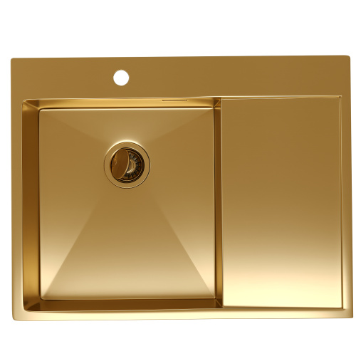 картинка Кухонная мойка Reflexion Maggiore RX2365GD брашированное золото от магазина Сантехстрой