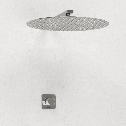 картинка A4651.090.117 Встраиваемый комплект для душа с верхней душевой насадкой от магазина Сантехстрой