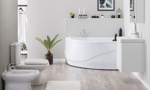 картинка Акриловая ванна Aquanet Graciosa 150x90 R 205389 без гидромассажа от магазина Сантехстрой