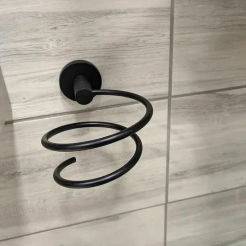 картинка Держатель для фена D-Lin D234111, черный от магазина Сантехстрой