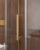картинка Душевой уголок Cezares Molveno 90x90 MOLVENO-R-1-90-C-BORO-IV профиль Брашированное золото стекло прозрачное от магазина Сантехстрой