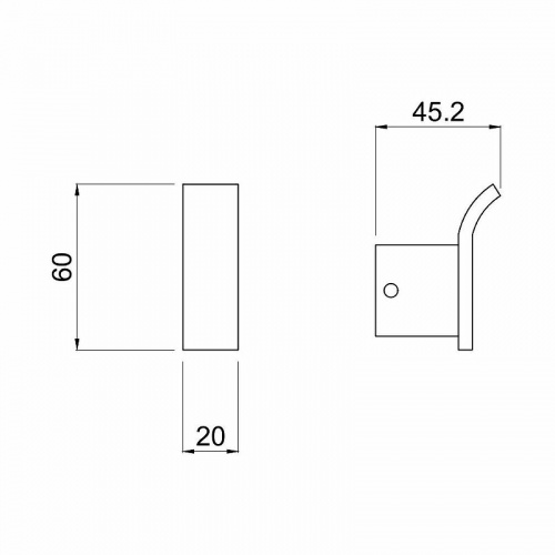 картинка Крючок Allen Brau Infinity 6.21001-00 Хром от магазина Сантехстрой